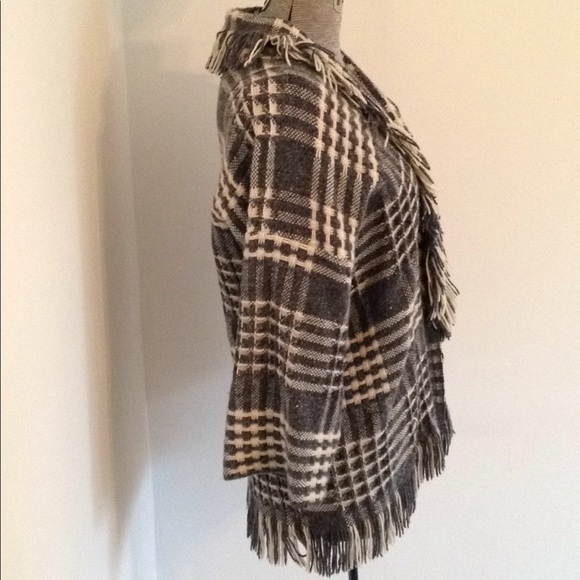S Vintage Faribo Wool Plaid Blanket Coat Jacket 🐰 - Picture 2 of 6